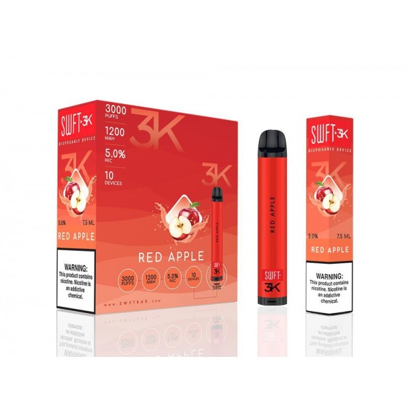 SWFT 3K disposable - Red Apple - 3000 puffs