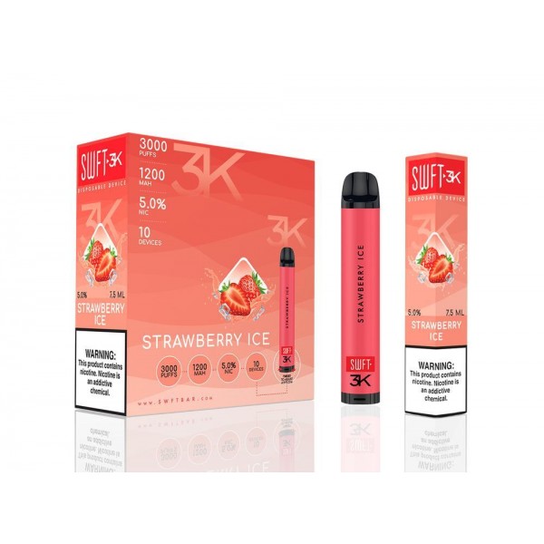 SWFT 3K disposable - Strawberry Ice - 3000 puffs