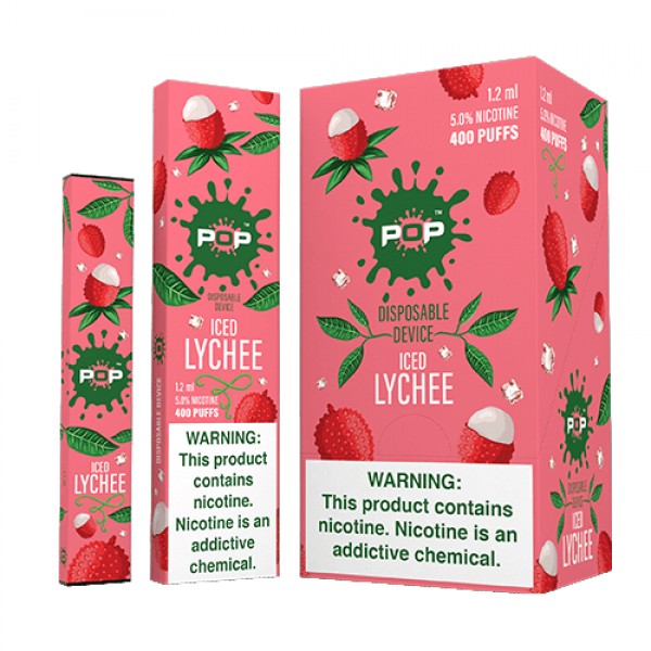Pop 1.2 ml Disposables 5% Nic - Iced Lychee