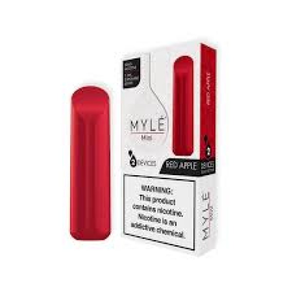 MYLE Mini Disposable Device 5% (2 pack) - Red Apple