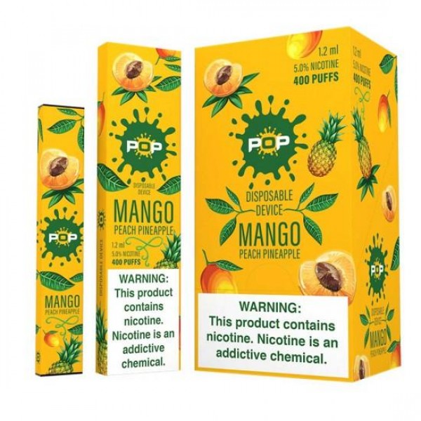 Pop 1.2 ml Disposables 5% Nic - Mango Peach Pineapple