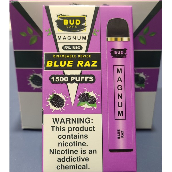 Bud Vape Magnum - 1500 Puffs - Blue Raz