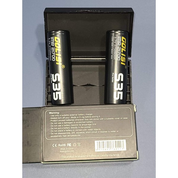 Golisi S35 - 21700 - 3750mAh Pro Series Batteries