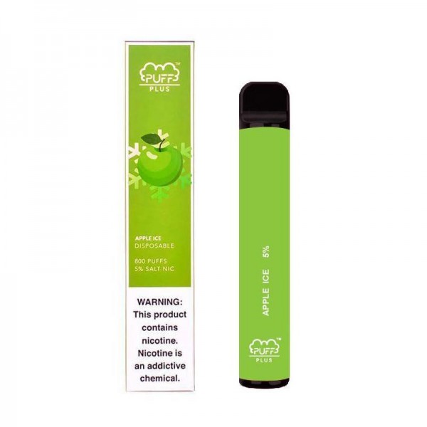 Puff Bar Plus Disposable - Apple Ice - 800 Puffs