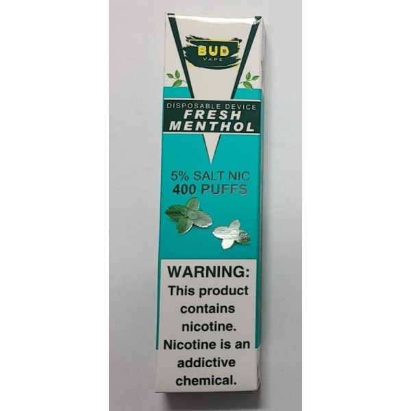 Bud Vape Disposables - Fresh Menthol