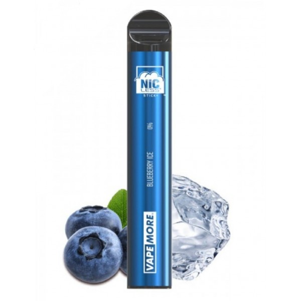 Nicless Stick Disposable - 0% NIC FREE - Blueberry Ice