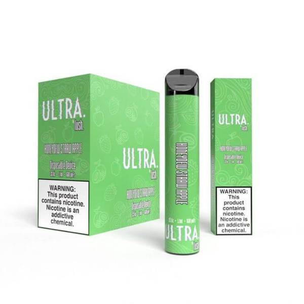 Lush ULTRA Disposable - Honeydew Straw Apple - 1600 puffs