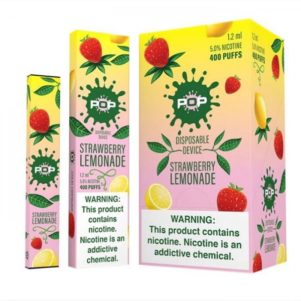 Pop 1.2 ml Disposables 5% Nic - Strawberry Lemonade