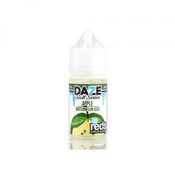 7 Daze Reds Salts Watermelon ICED 30ml Nic Salt Vape Juice