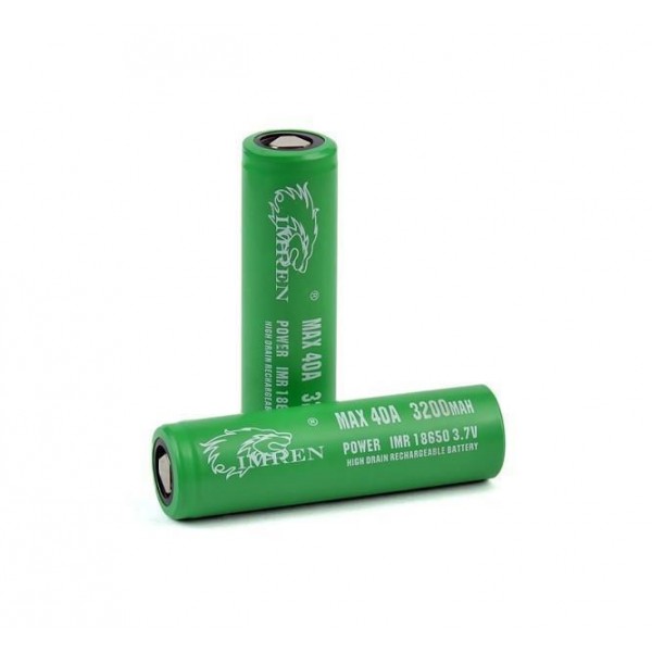 IMREN 3200 mAh 40A 18650 Battery (Pair)