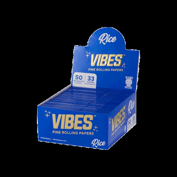 Vibes Papers Box - King Size Slim (1,650 rolling papers)