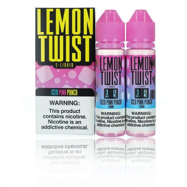 Lemon Twist Iced Pink Punch Lemonade 120ml Vape Juice