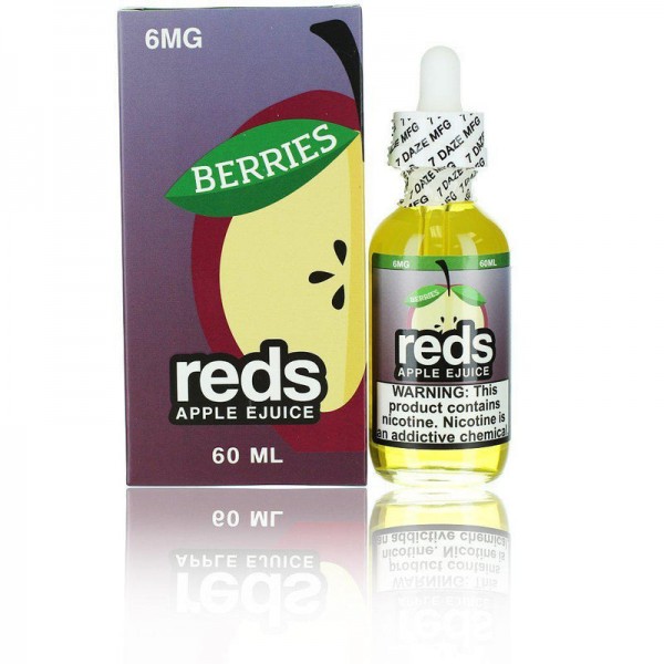 7 Daze Reds Apple EJuice - Berries 60ml Vape Juice