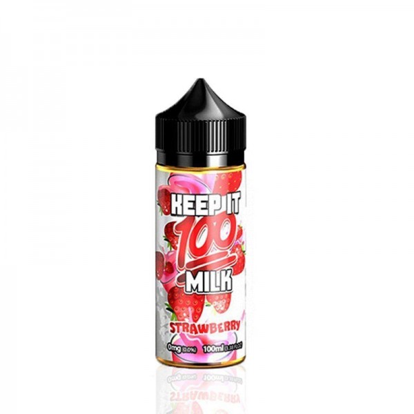 KEEP IT 100 Vape Juice - Strawberry Milk (100mL)