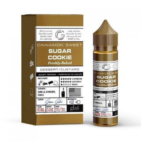 GLAS Basix Series Vape Juice Sugar Cookie 60ml