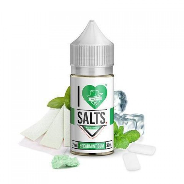 Mad Hatter Vape Juice I Love Salts Spearmint Gum 30ml