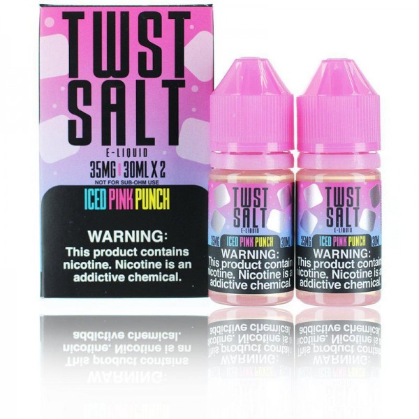 TWST Salts Iced Pink Punch 2x30ml Salt Vape Juice