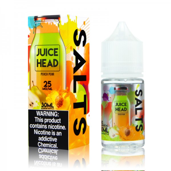 Juice Head Salts Peach Pear 30ml Nic Salt Vape Juice