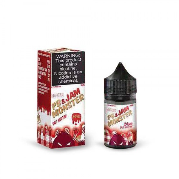 Jam Monster Salt Strawberry PB&J 30ml Nic Salt Vape Juice
