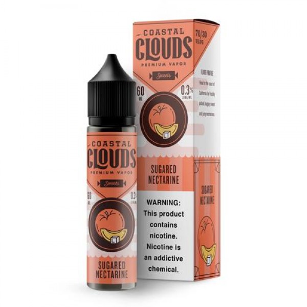 Coastal Clouds Sweets Sugared Nectarine 60ml Vape Juice