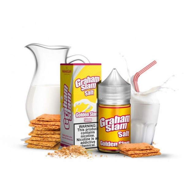 Graham Slam Salt Golden Slam 30ml Nic Salt Vape Juice