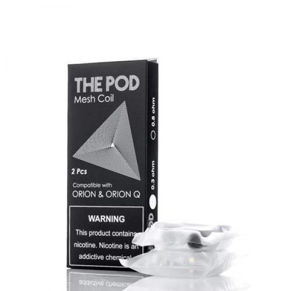 IQS The Pod Replacement Pod Cartridge (Pack of 2) | For the Orion DNA Go and Orion Q Pod Devices