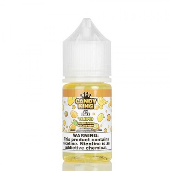 Candy King Bubblegum Salt Tropical 30ml Nic Salt Vape Juice