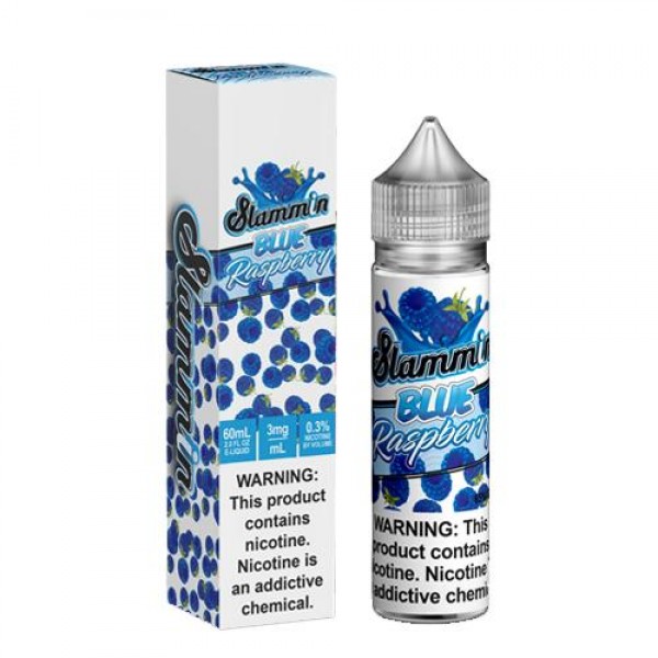 Slammin Blue Raspberry 60ml Vape Juice