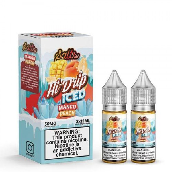 Hi-Drip Salts Mango Peach Iced 30ml Nic Salt Vape Juice