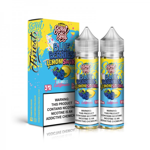 The Finest Blue-Berries Lemon Swirl 2x 60ml Vape Juice