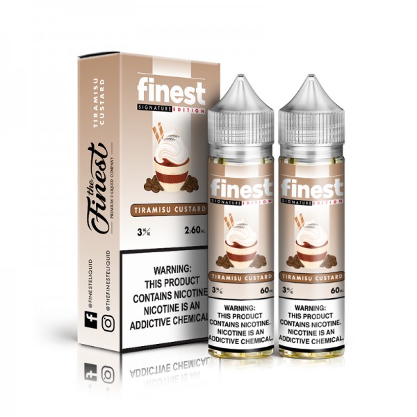 The Finest Tiramisu Custard 2x 60ml Vape Juice