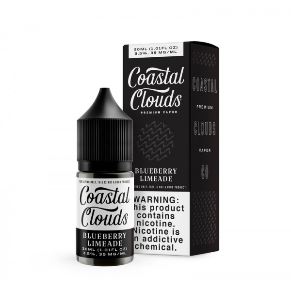 Coastal Clouds Blueberry Limeade 30ml Nic Salt Vape Juice