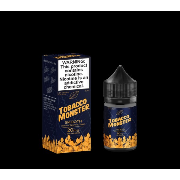 Tobacco Monster Salt Smooth 30ml Nic Salt Vape Juice