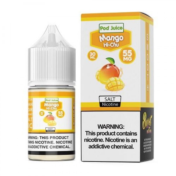 Pod Juice Mango Hi-Chu 30ml Nic Salt Vape Juice