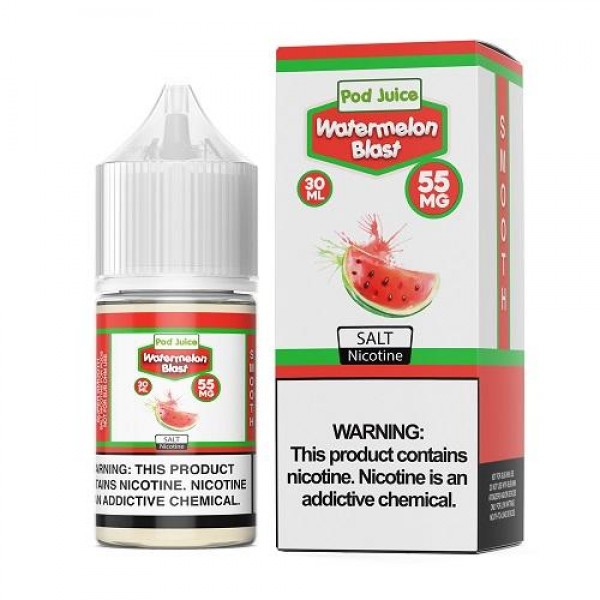 Pod Juice Watermelon Blast 30ml Nic Salt Vape Juice